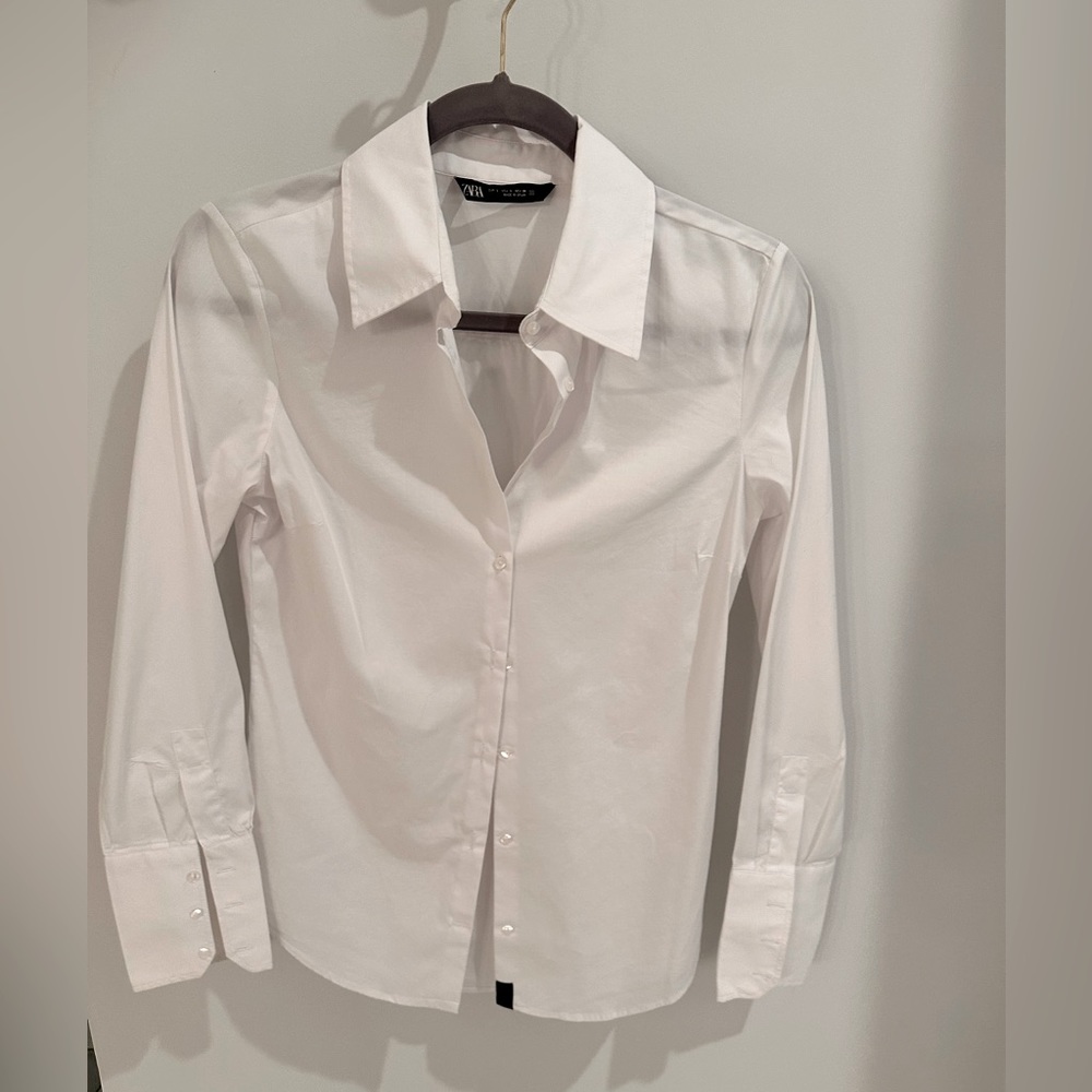 Zara white shirt